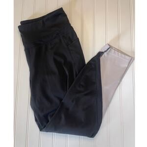 Tangerine Activewear Leggings Cropped Two Tone Yoga Fitness Size Womens XL